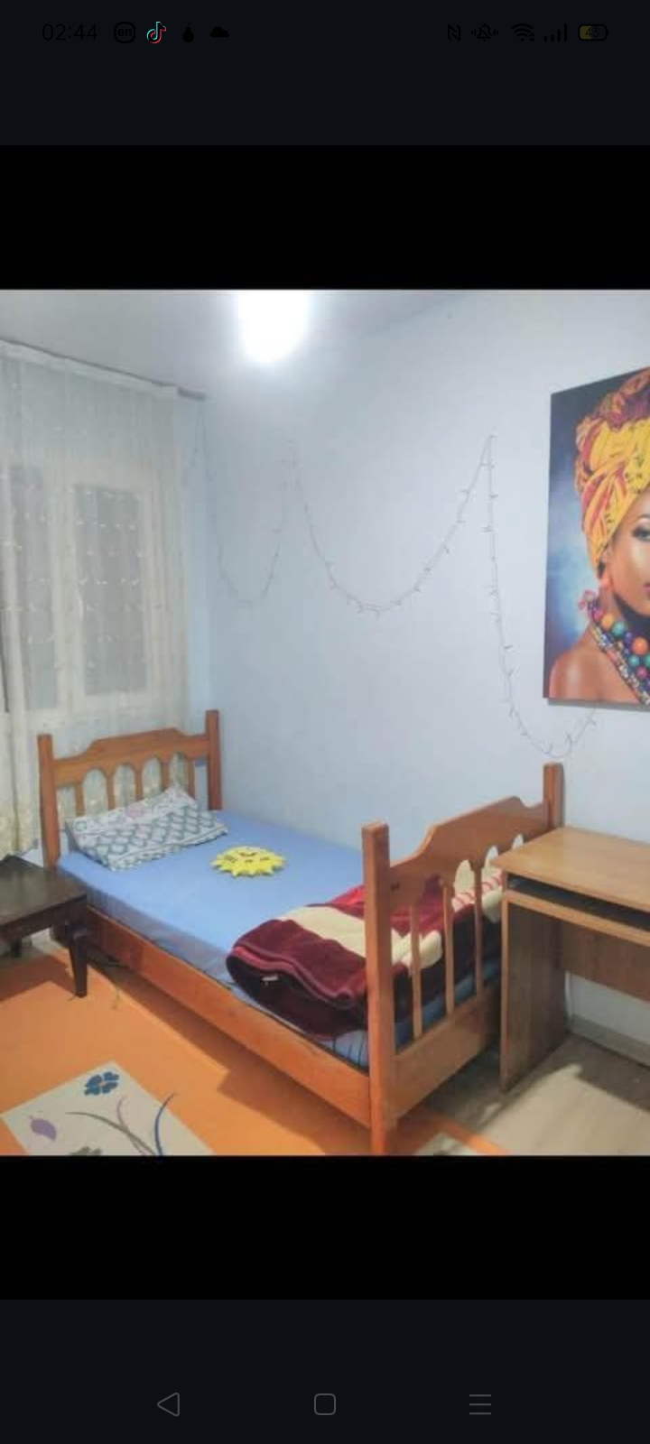 Konak kiralık oda – Konak Karataş 2+1 eşyalı bahçeli
